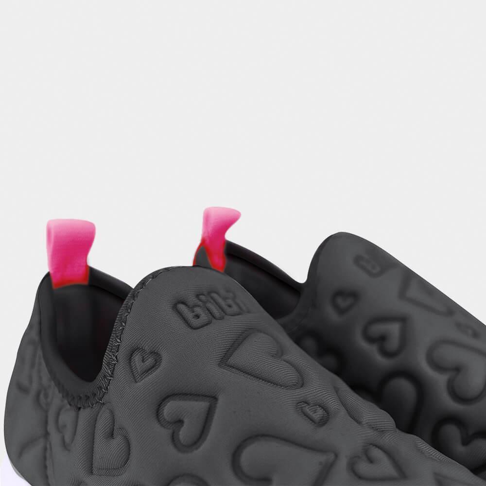 Tênis Infantil Bibi Action Preto de Coração - 2