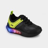 Tênis Infantil de Luz Bibi Space Wave 3.0 Preto e Amarelo - 1