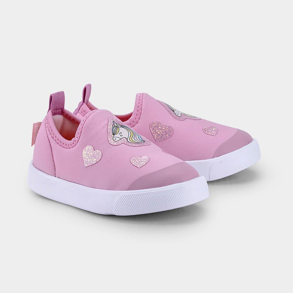 Tênis Infantil Bibi Agility Mini II Rosa de Unicórnio - 2