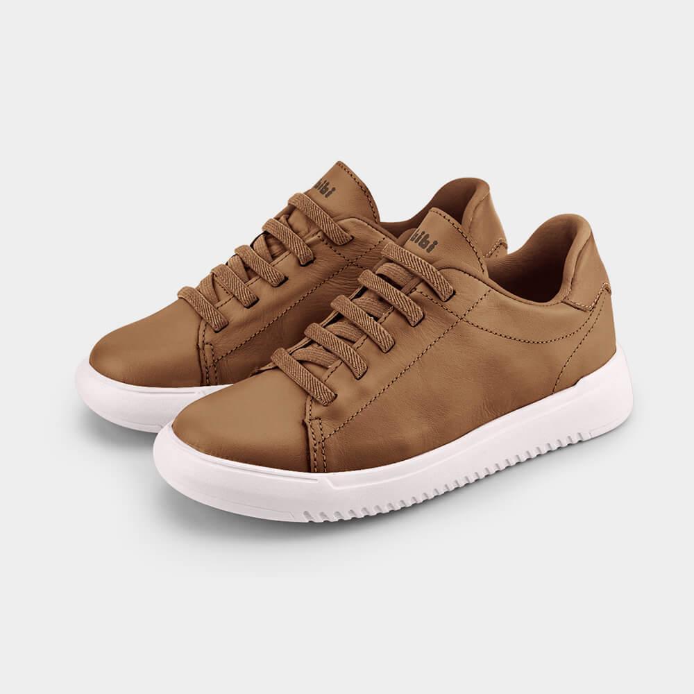 Sapatênis Infantil Bibi New Way Marrom de Couro - 2