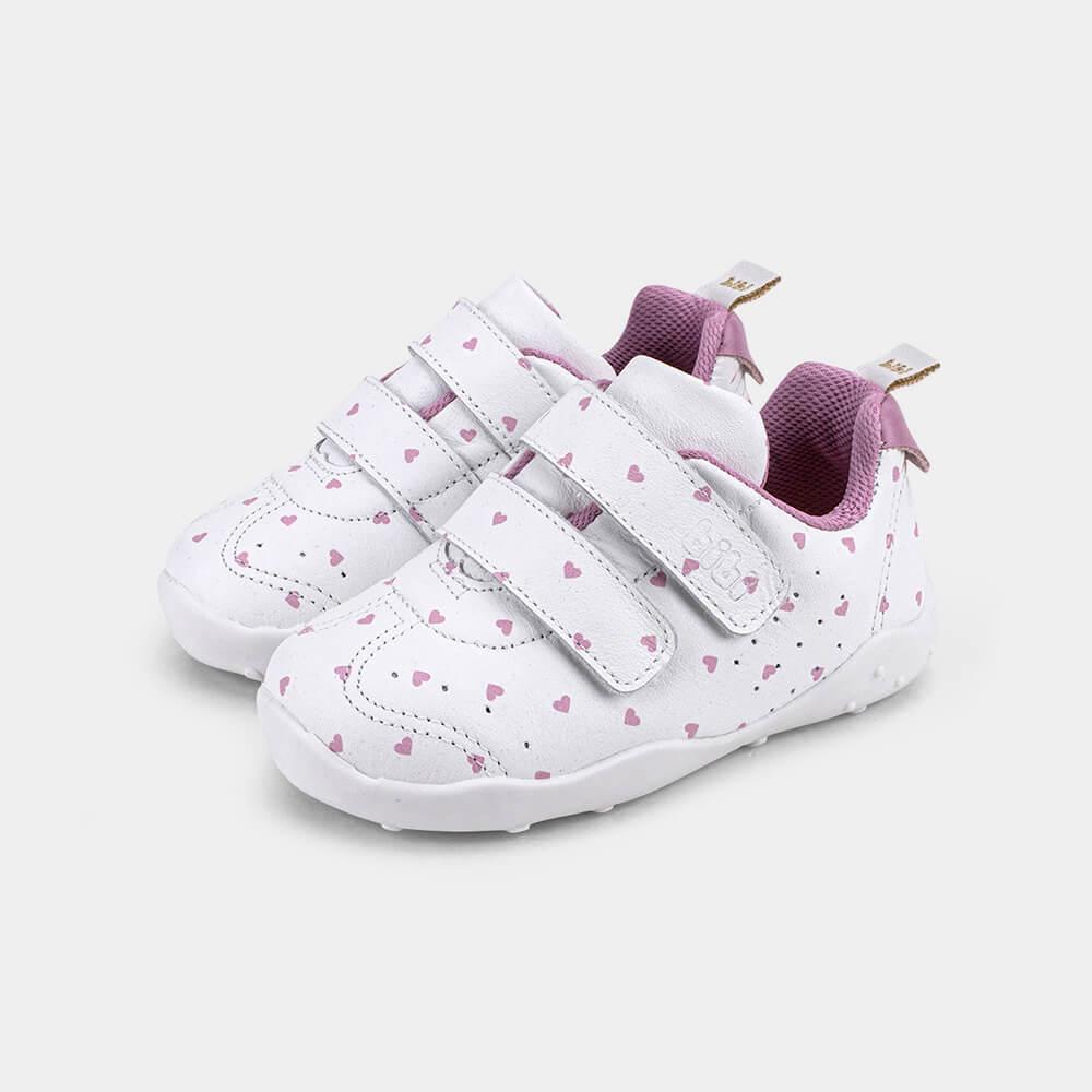 Tênis Infantil Bibi Fisioflex Originals Rosa de Coração - 3
