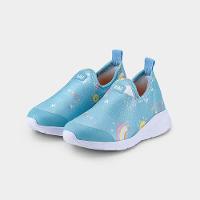 Tênis Infantil Bibi Fly Baby II Azul Sky Estampa Arco-íris - 3