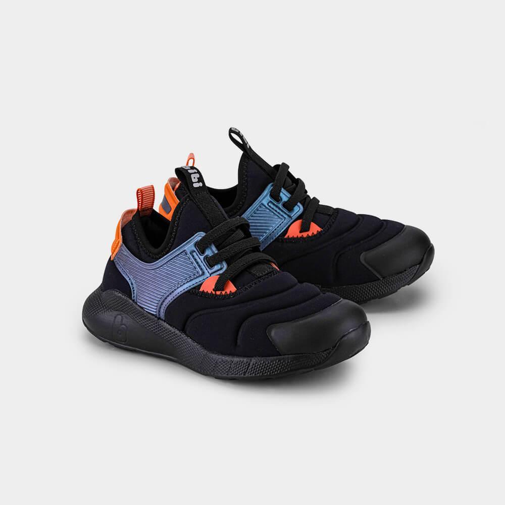 Tênis Infantil Bibi Evolution II Preto e Laranja - 2