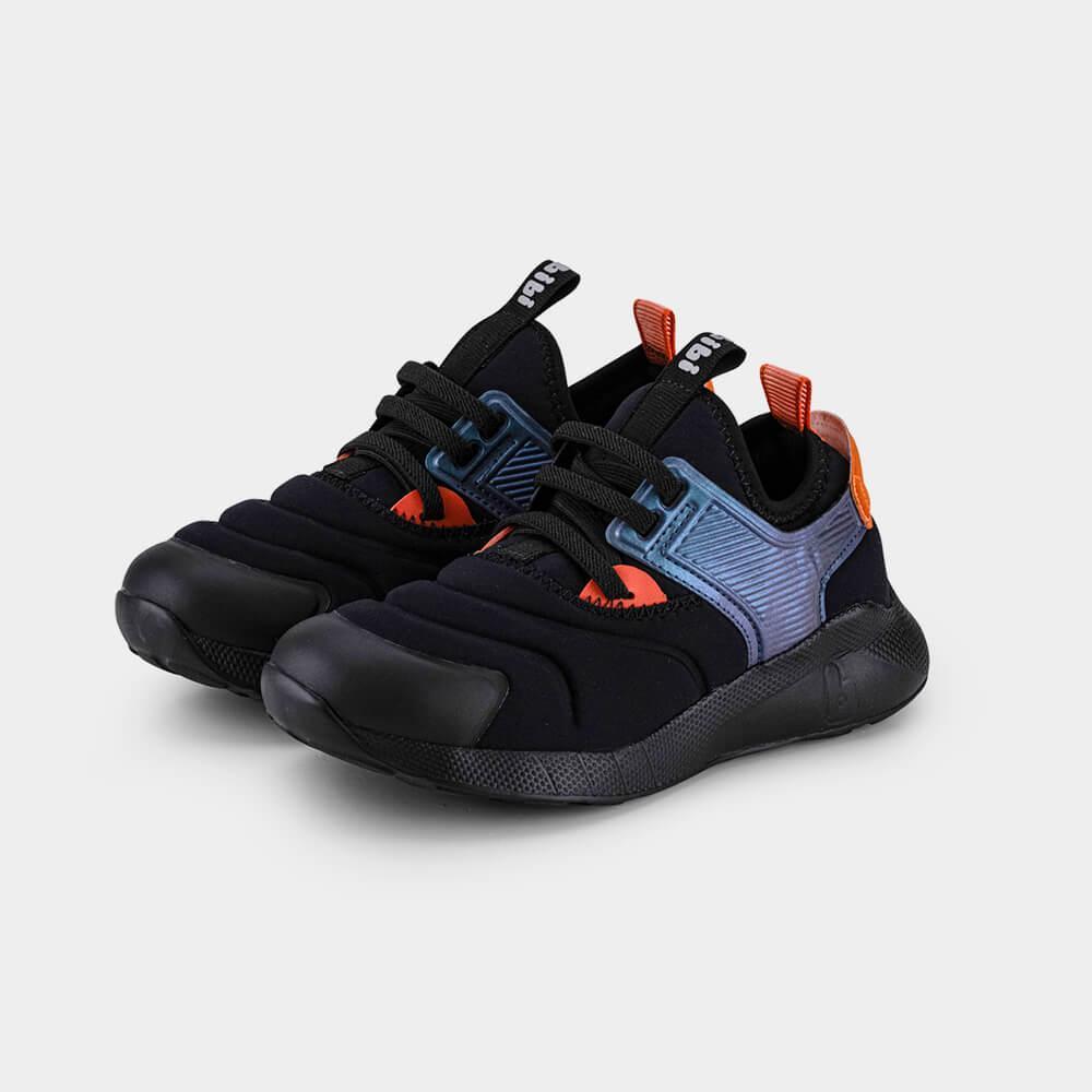 Tênis Infantil Bibi Evolution II Preto e Laranja - 3