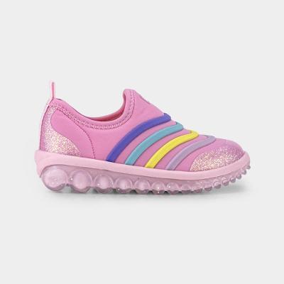 Tênis Infantil Bibi Roller 2.0 Rosa com Textura Colorida
