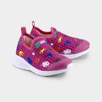 Tênis Infantil Bibi Fly Baby II Rosa Pink Estampa Monsters - 2