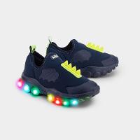 Tênis Infantil de Luz Bibi Roller Celebration 2.0 Azul de Dragossauro - 2