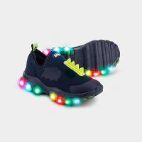 Tênis Infantil de Luz Bibi Roller Celebration 2.0 Azul de Dragossauro - 4