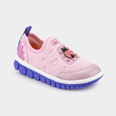 Tênis Infantil Bibi Roller 2.0 Rosa Sugar com Roxo