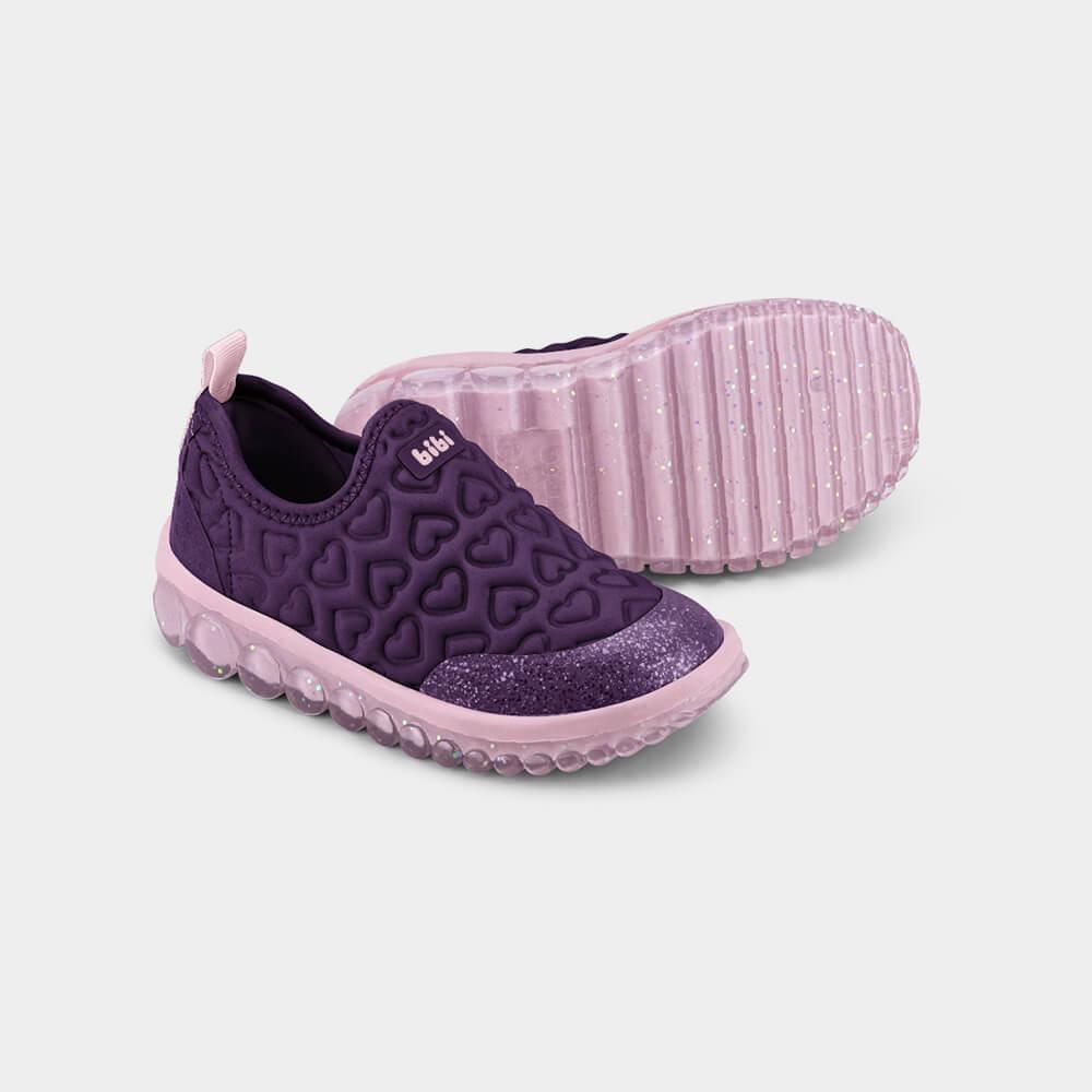 Tênis Infantil Bibi Roller 2.0 Roxo de Coração - 4