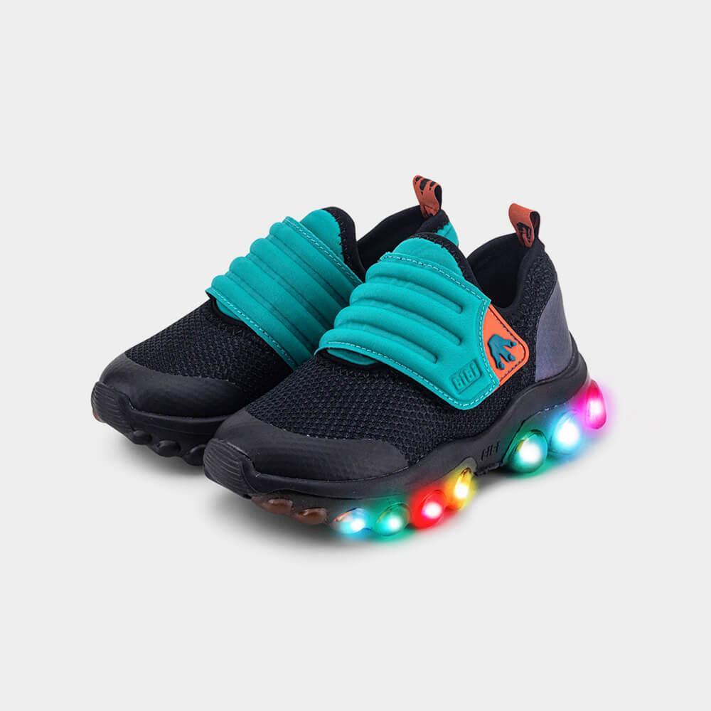 Tênis Infantil de Luz Bibi Roller Celebration 2.0 Preto de Dragossauro - 3