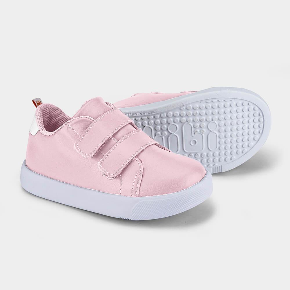 Tênis Infantil Bibi Agility Mini II Rosa de Couro - 3