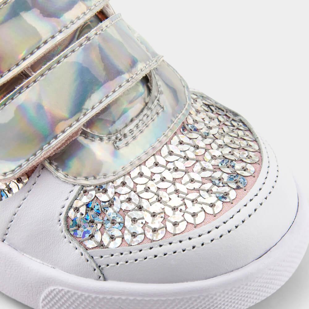 Tênis Infantil Bibi Agility Mini II Holográfico com Tiras - 4