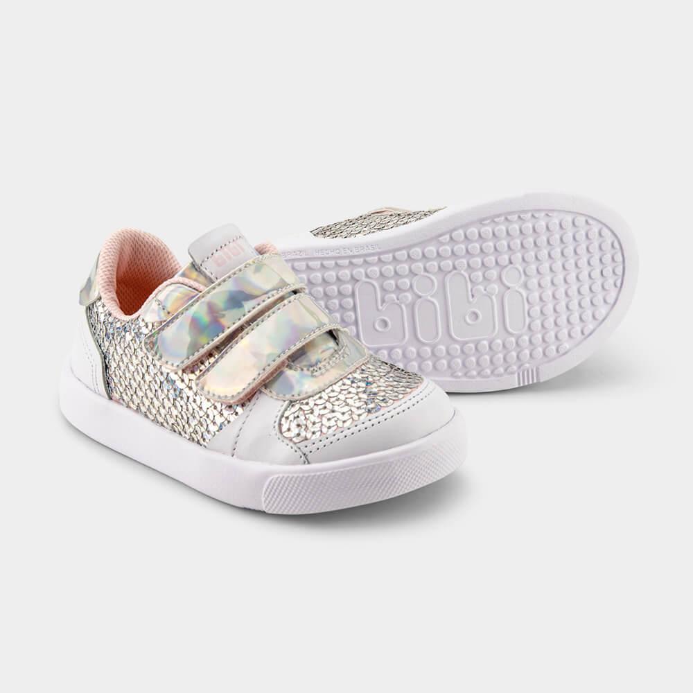 Tênis Infantil Bibi Agility Mini II Holográfico com Tiras - 6