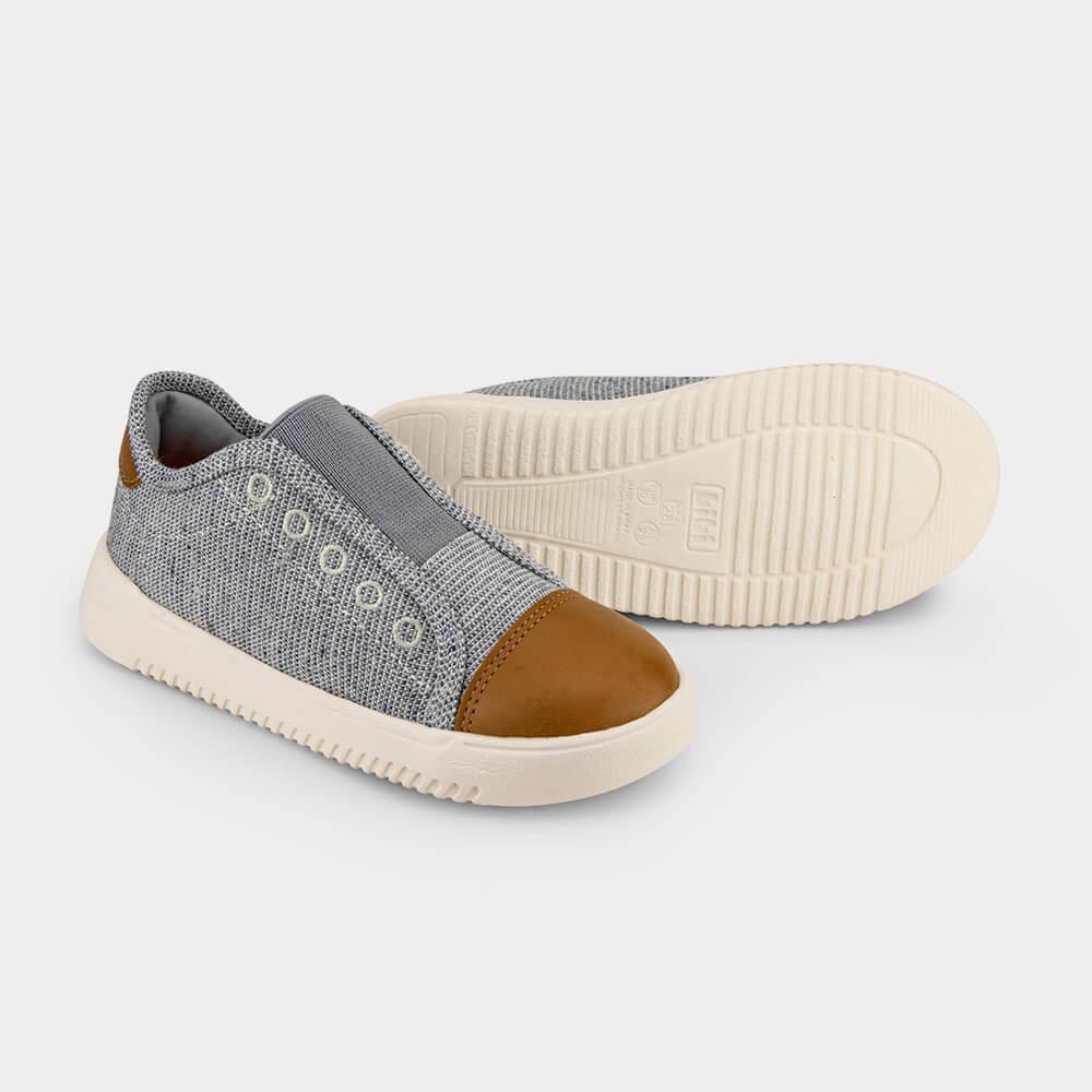 Tênis Infantil Casual Bibi New Way Ecru com Caramelo 1192078 - 4