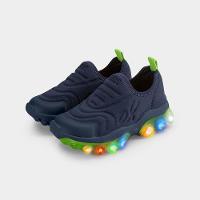 Tênis Infantil de Luz Bibi Roller Celebration 2.0 Azul Naval e Citrus - 3