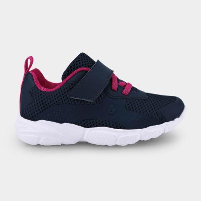 Tênis Infantil Bibi Ever Marinho com Rosa Pitaya