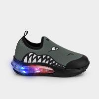 Tênis Infantil de Luz Bibi Space Wave 3.0 Verde de Jacaré - 1