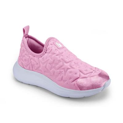 Tênis Infantil Feminino Rosa com Estrelas Bibi Action