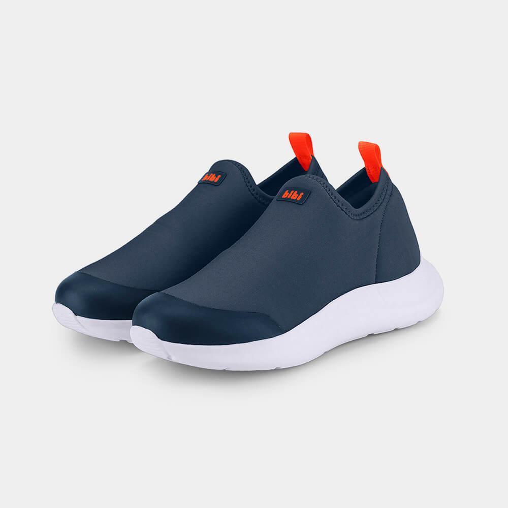 Tênis Infantil Bibi Action Azul Naval com Laranja - 2