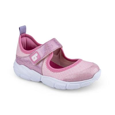Tênis Infantil Feminino Rosa com Velcro Bibi Ever
