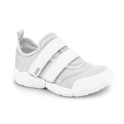 Tênis Infantil Masculino Branco Drop com Velcro Bibi Ever