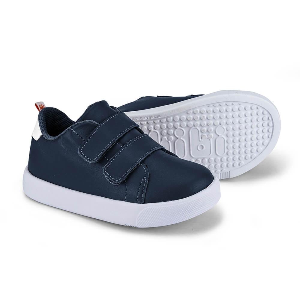 Tênis Infantil de Couro Bibi Azul Agility Mini II - 3