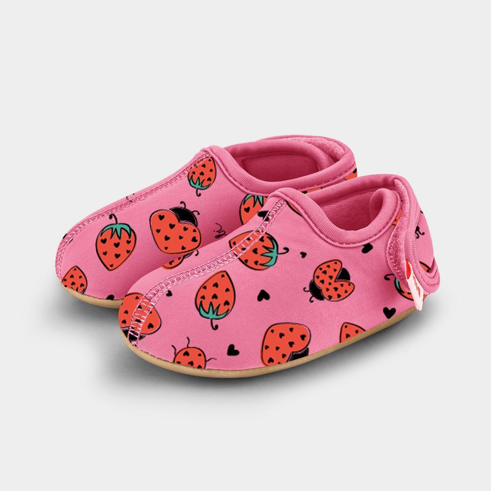 Tênis Meinha Infantil Bibi Afeto Joy II Rosa com Moranguinhos - 2