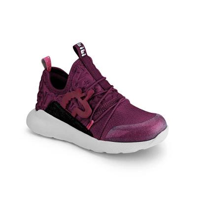 Tênis Infantil Feminino Roxo Marsala Bibi Evolution II