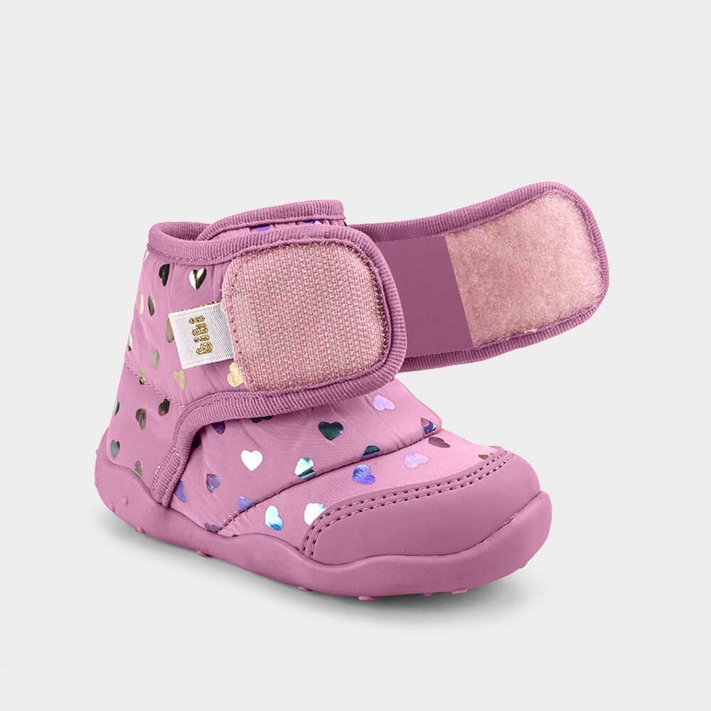 Abotinado Infantil Bibi Fisioflex Originals Drop Rosa - 2