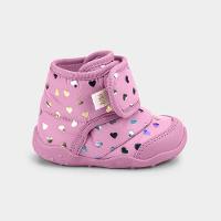 Abotinado Infantil Bibi Fisioflex Originals Drop Rosa - 1