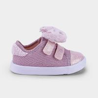 Tênis Infantil Bibi Agility Mini II Rosa com Gatinho Pelúcia - 1