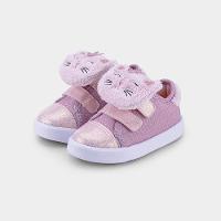 Tênis Infantil Bibi Agility Mini II Rosa com Gatinho Pelúcia - 3