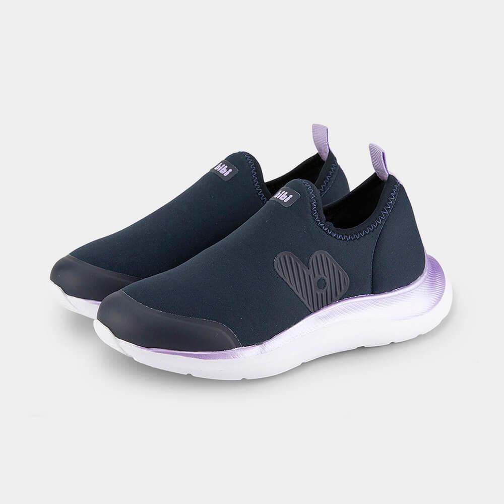 Tênis Infantil Bibi Action Azul com Lilás - 2