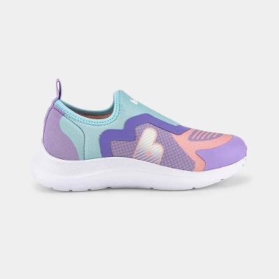 Tênis Infantil Bibi Action Azul com Lilás