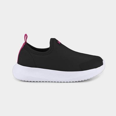 Tênis Infantil Bibi Flash Preto com Rosa