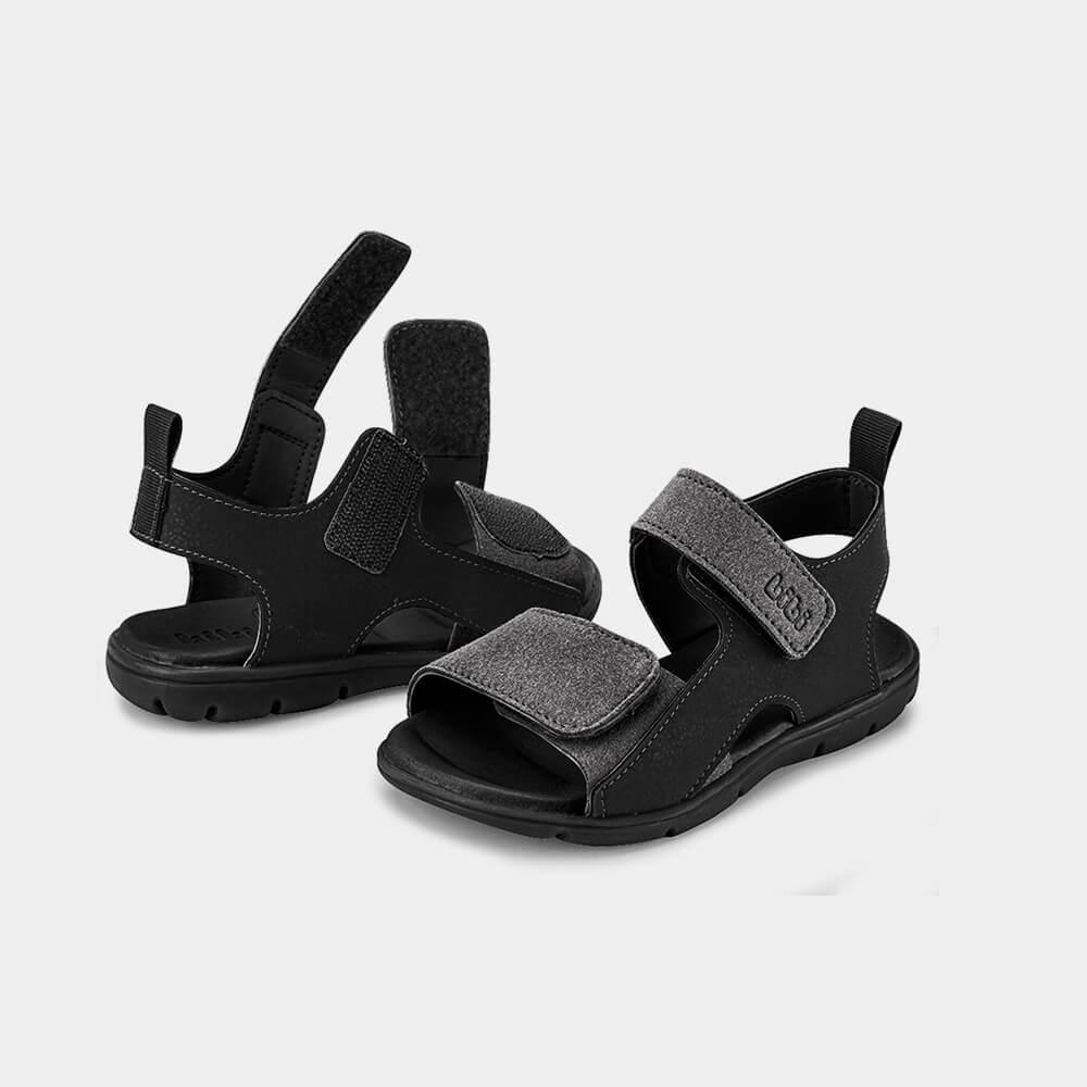 Sandália Infantil Bibi Basic Sandals Kids Preta com Grafite - 3