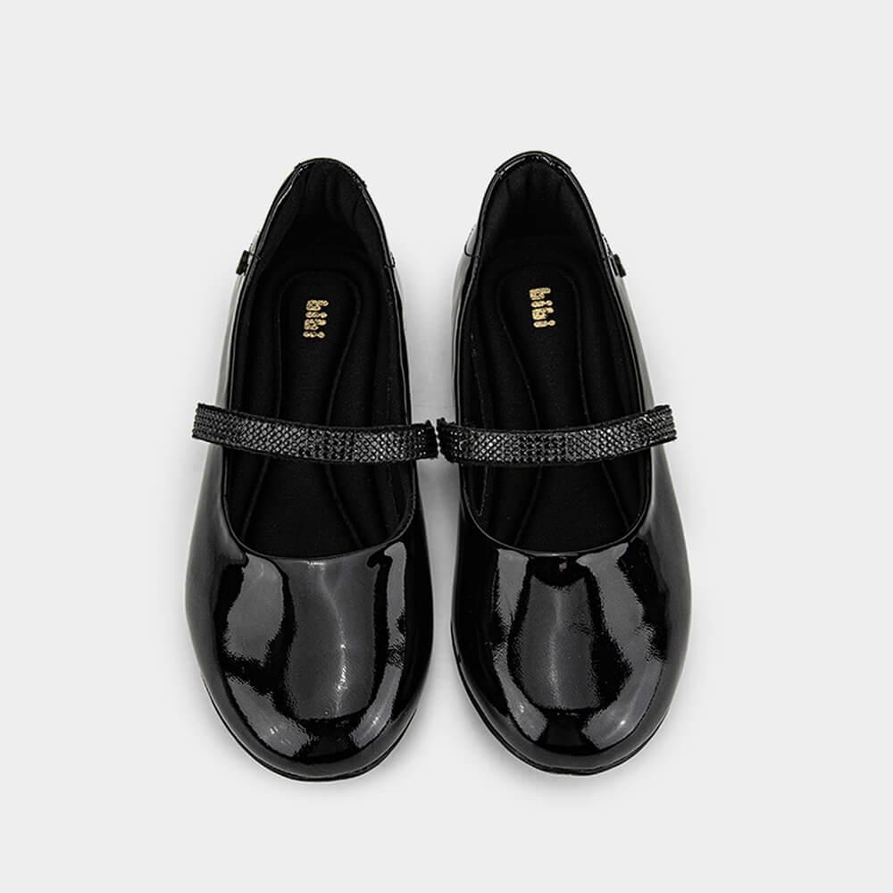 Sapatilha Infantil Bibi Ballerina Basic Preta com Brilho - 3