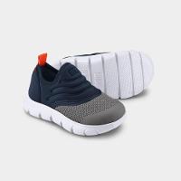 Tênis Infantil Bibi Energy Baby 2.0 Azul e Cinza - 4