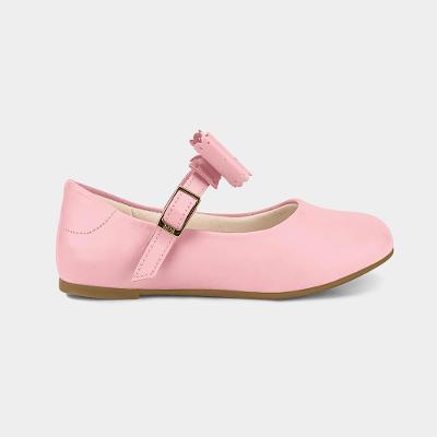 Sapatilha Infantil Bibi Ballerina Mini Rosa com Laço