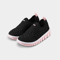 Tênis Infantil Bibi Roller 2.0 Preto com Rosa de Coração 1155289 - 2