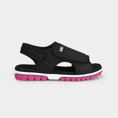 Papete Infantil Bibi Summer Roller Sport 2.0 Preta com Rosa
