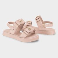 Sandália Infantil Bibi Plataforma Rosa de Laço - 3