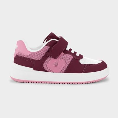 Tênis Infantil Bibi B College Marsala com Rosa