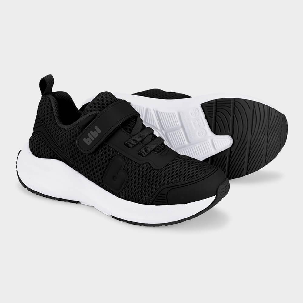 Tênis Infantil Bibi High School Preto com Branco - 4