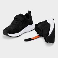 Tênis Infantil Bibi High School Preto com Branco - 3