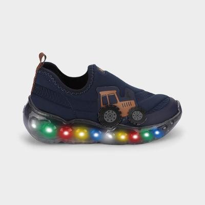 Tênis Infantil Luz Bibi Roller Celebration 3.0 Azul Trator