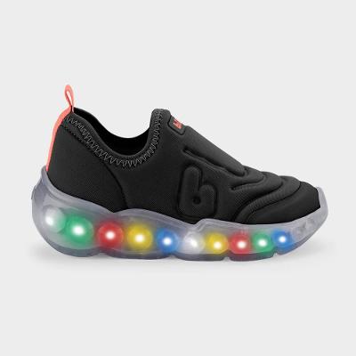 Tênis Infantil de Luz Bibi Roller Celebration 3.0 Preto