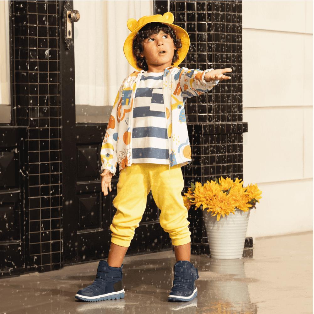 Bota Infantil Bibi Roller 2.0 Drop Azul Marinho - 8