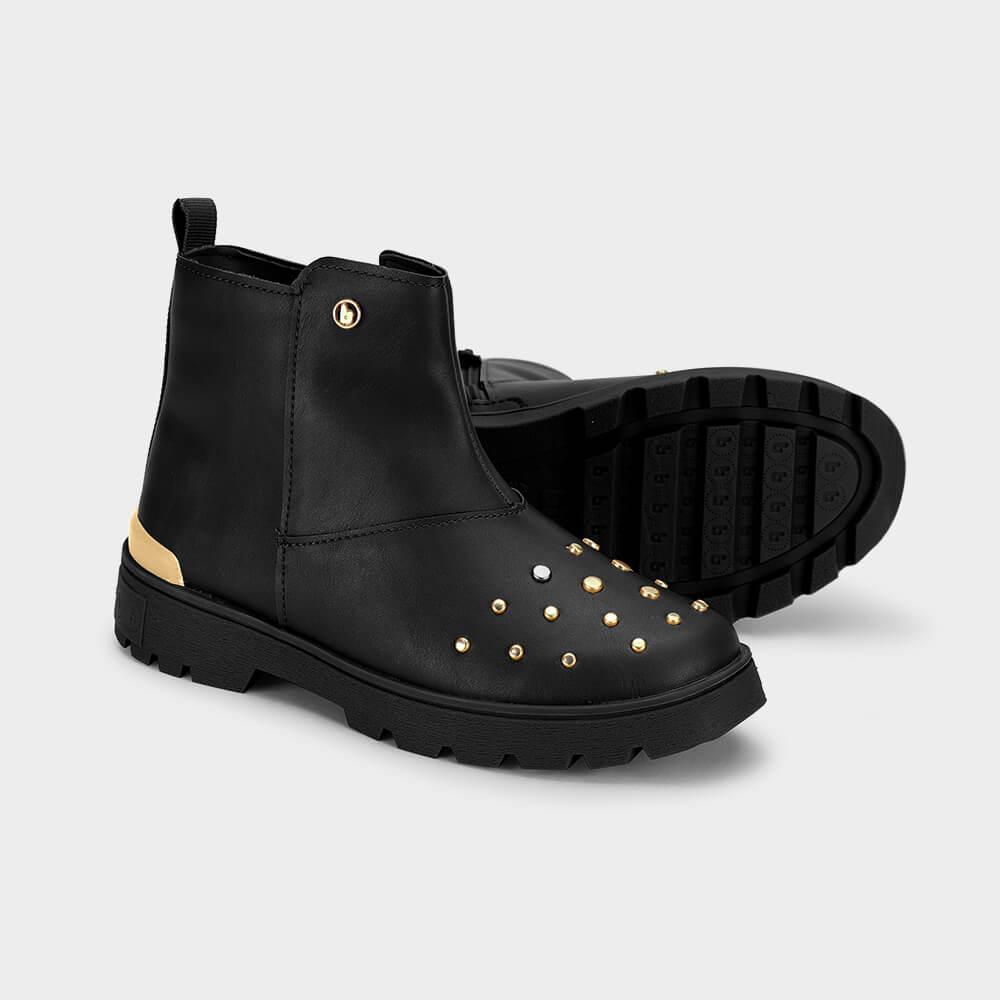 Bota Infantil Bibi Urban Coturno Preta - 4